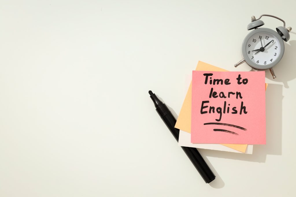 Learning English language, concept of learning language